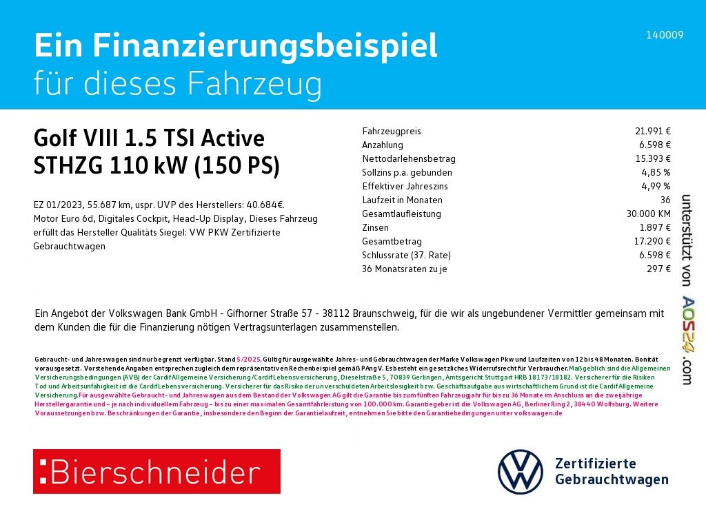 Volkswagen Golf 2023