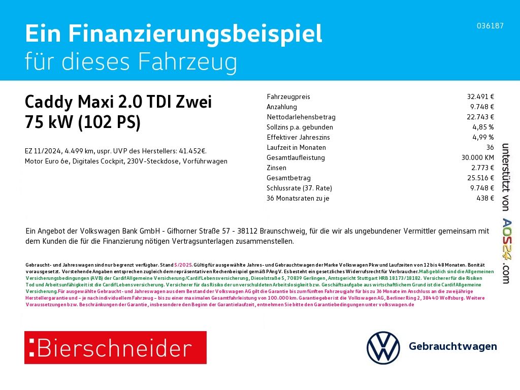 Volkswagen Caddy Maxi 2024