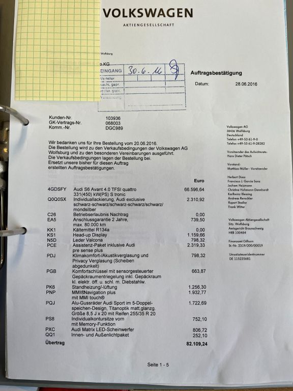 Audi S6 2016