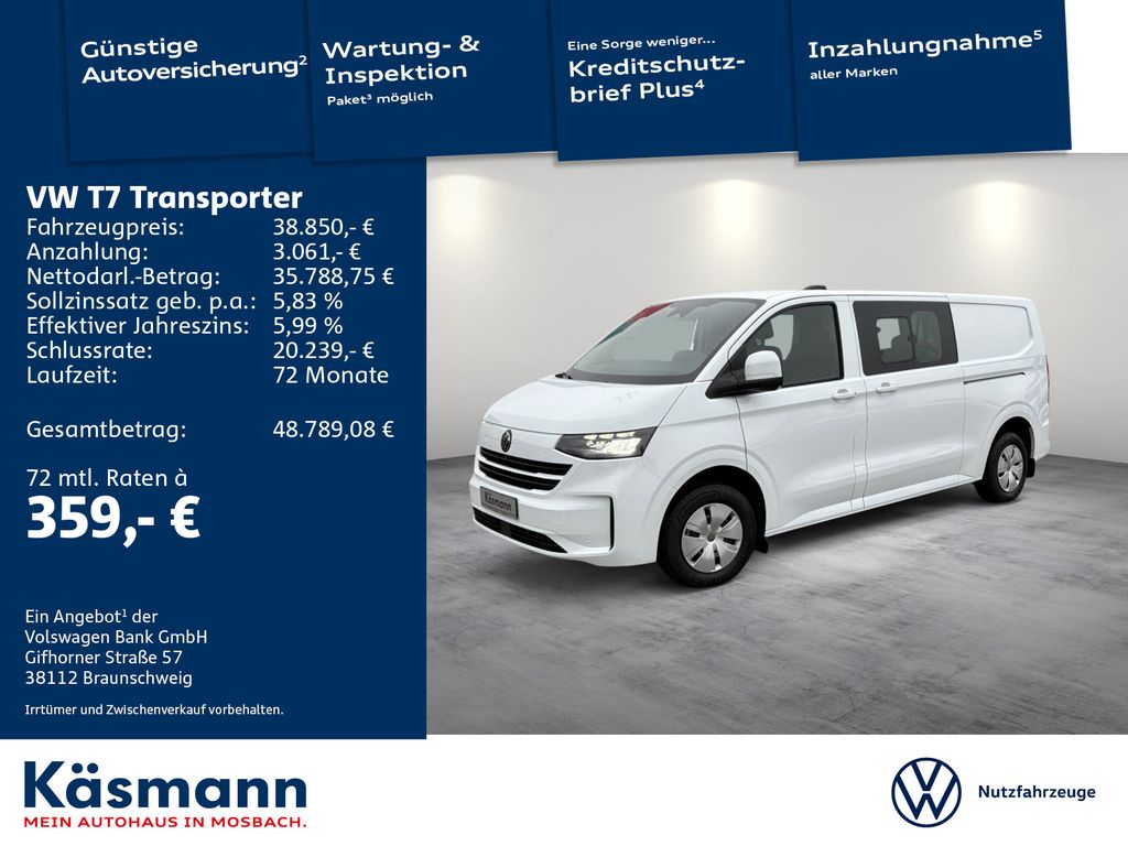 Volkswagen T7 Transporter 2026