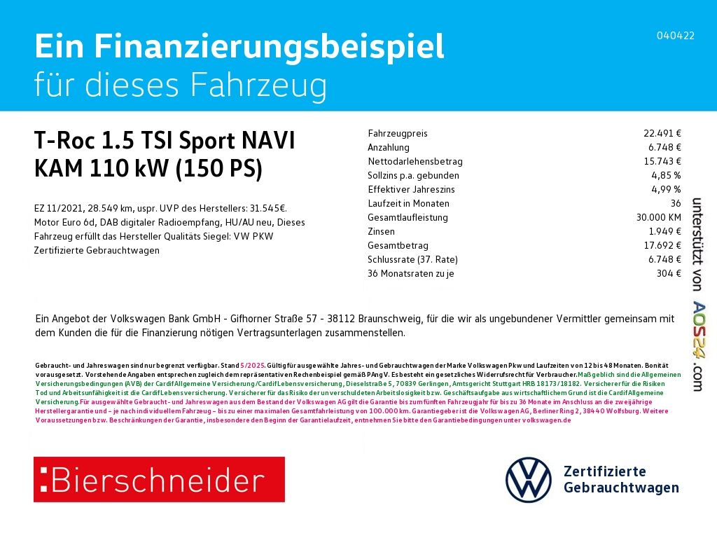 Volkswagen T-Roc 2021