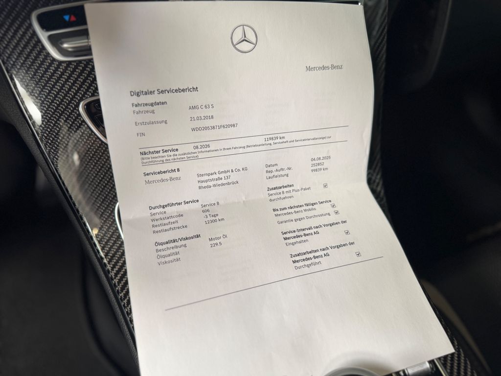 Mercedes-Benz C 63 AMG 2018