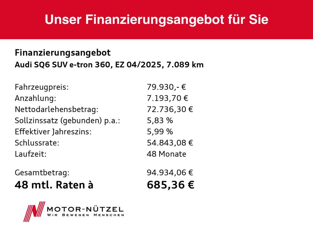 Audi SQ6 e-tron 2025