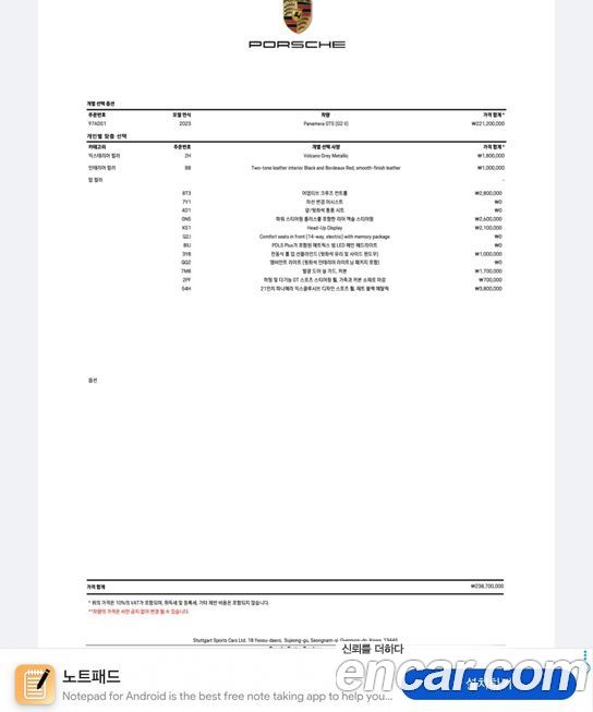 Porsche Panamera 2023