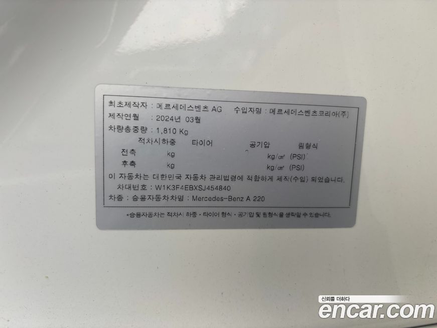 Mercedes-Benz A-Class 2025