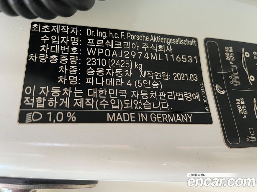 Porsche Panamera 2021